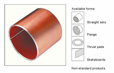 Multi-layer bearings Carbon - Based Polymer Plain Bearings Ptfe  Bushing Steel Backing Bronze POM