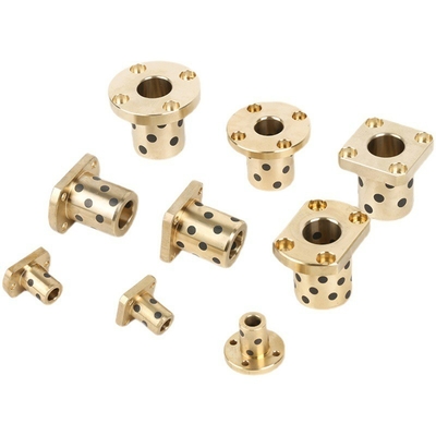 comprar Arbusto de bronce industrial DIN Estándar Arbusto cilíndrico con revestimiento de cobre para aplicaciones de resistencia Fabricación en línea