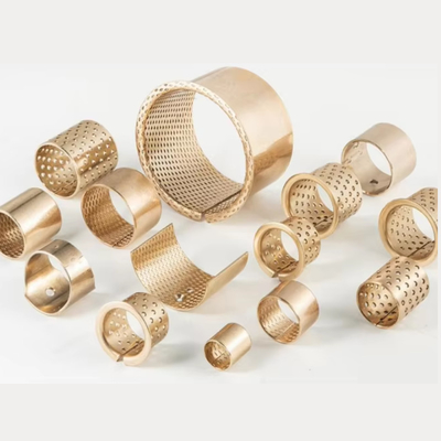 comprar Uno mismo llano CuSn8 del estruendo 1494 que lubrica los bujes de bronce 160-165-60m m perforado Fabricación en línea