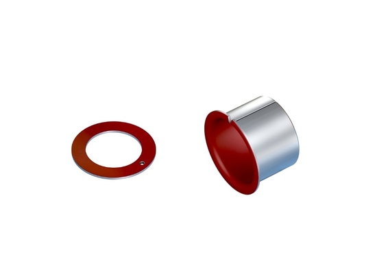 comprar Los rodamientos compuestos alternativos de polímero metrico cilíndrico de metal rojo Fabricación en línea