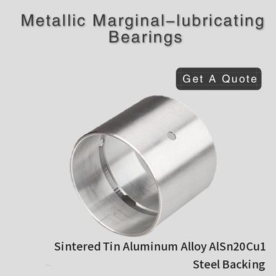 comprar Cojinete liso de lubricante marginal CSB-J20 del metal AlSn20Cu1 Fabricación en línea