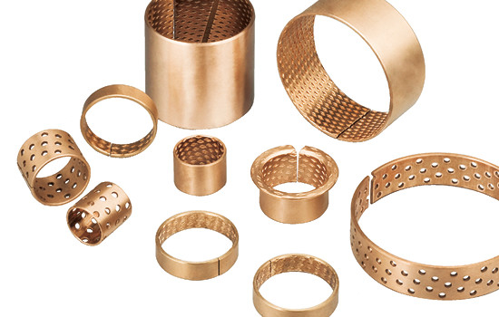 comprar CuSn8 CuSn6 envolvió los transportes de bronce con los agujeros de la lubricación Fabricación en línea