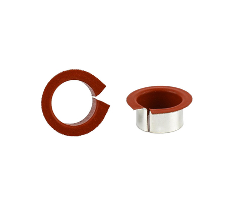 comprar Metal - arbustos cilíndricos del llano bajo de la fricción del polímero obedientes a las especificaciones de RoHS Fabricación en línea