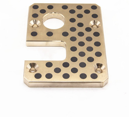 Un buen precio. Placas de cobre del desgaste del lubricante del uno mismo del molde y de la inyección con los criados de bronce integrados de los bujes del grafito en línea