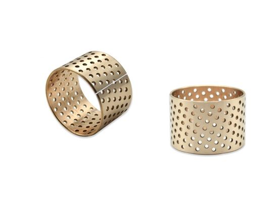 Un buen precio. Alto material 20-23-15m m de Gleitlager CuSn8 del bronce de la capacidad de carga perforados en línea