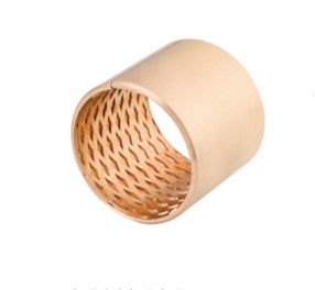 PTFE Marginal Lubricating Bronze Sleeve Bearings CuSn10Pb10